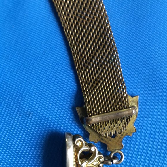 ANTIQUE Bates & Bcon Victorian Gold Filled Pocket Watch Chain With Seal - Picture 8 of 12
